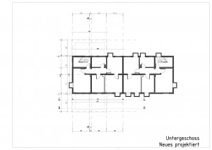 008 Untergeschoss Neues projektiert